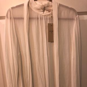 Cream | Bowie Blouse | Size 40, L | White